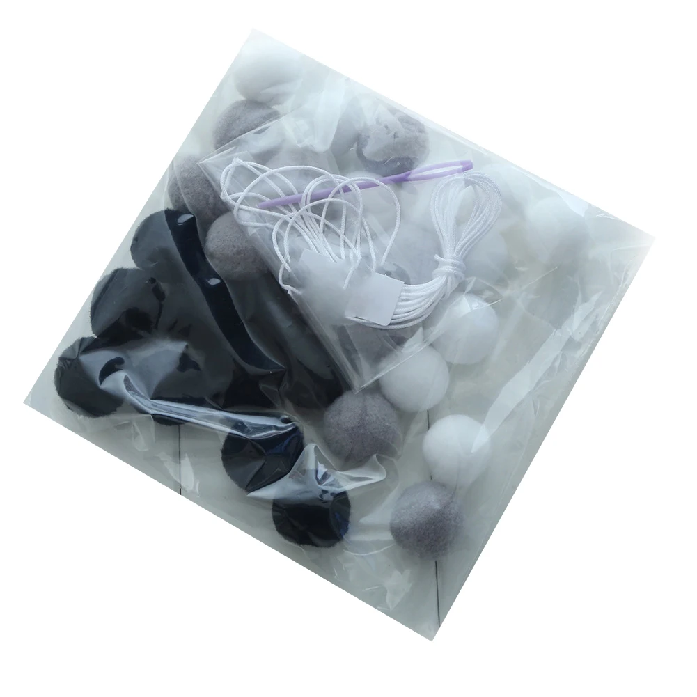 Cute Macaron Color Ball Ornaments Wool Felt Ball Hanging Children Room Decoration Grey,White,Black Gray Black And White
Cute Macaron Color Ball Ornaments Wool Felt Ball Hanging Children Room Decoration Grey,White,Black Gray Black And White