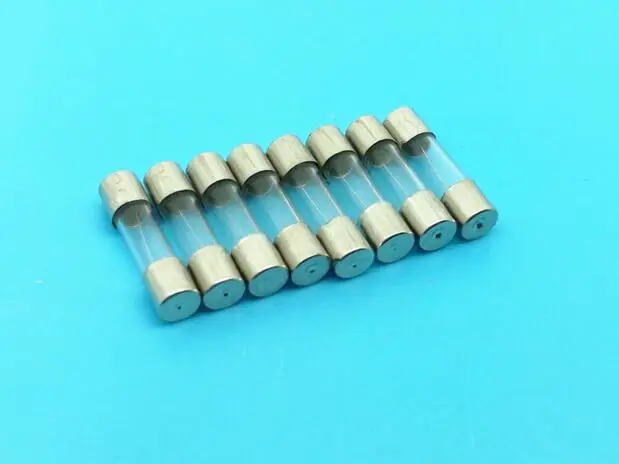 100 шт./лот 10A Быстрый Удар Стекло страхование трубка 5*20 мм ток предохранитель