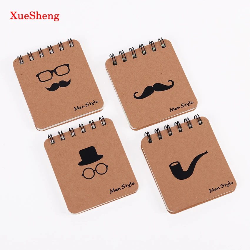 Image 1 pcs New Fashion Men Style Notebook Creative Notepad Business Diary Office Student Portable Note book Creative Recording