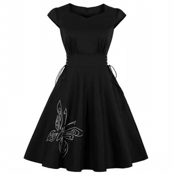 Halloween Vintage Gothic Lace Up Dress Women Clothing Cotton Zipper Plissee Female Elegant Plus Size Party Clothing
Halloween Vintage Gothic Lace Up Dress Women Clothing Cotton Zipper Plissee Female Elegant Plus Size Party Clothing
