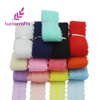 Lucia crafts 5y/10y Lace Ribbon Tape Width 27MM Trim Fabric DIY Embroidered Net Cord For Sewing Decoration Accessories R0602
Lucia crafts 5y/10y Lace Ribbon Tape Width 27MM Trim Fabric DIY Embroidered Net Cord For Sewing Decoration Accessories R0602
