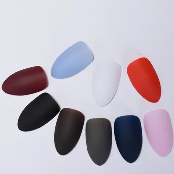 Matte Stiletto False Fake Nails Pure Burgundy Black Gray Oval Sharp end Frosted Red White Blue Salon Bride Wear Tips 9 Options
Matte Stiletto False Fake Nails Pure Burgundy Black Gray Oval Sharp end Frosted Red White Blue Salon Bride Wear Tips 9 Options