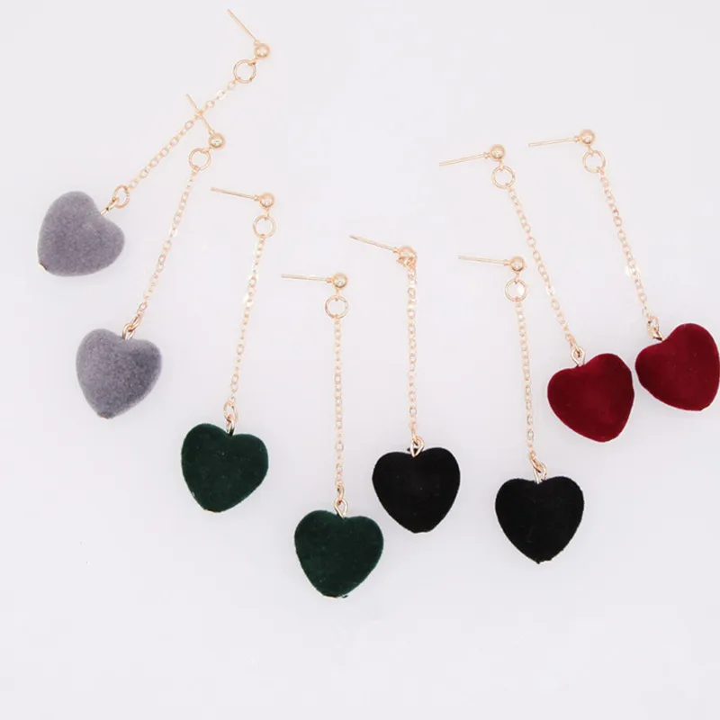 South Korea Dongdaemun geometric circle long drop earring Heart Ball earring designer fashion womens girl gift
South Korea Dongdaemun geometric circle long drop earring Heart Ball earring designer fashion womens girl gift