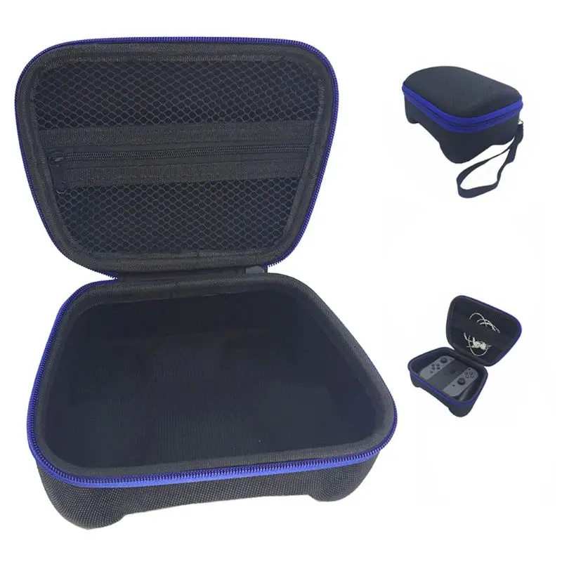 Gamepad Pack EVA hard handle portable zipper bag dust/shockproof hard case for NS PRO / Joycon / One / PS3 / PS4 handle
Gamepad Pack EVA hard handle portable zipper bag dust/shockproof hard case for NS PRO / Joycon / One / PS3 / PS4 handle
