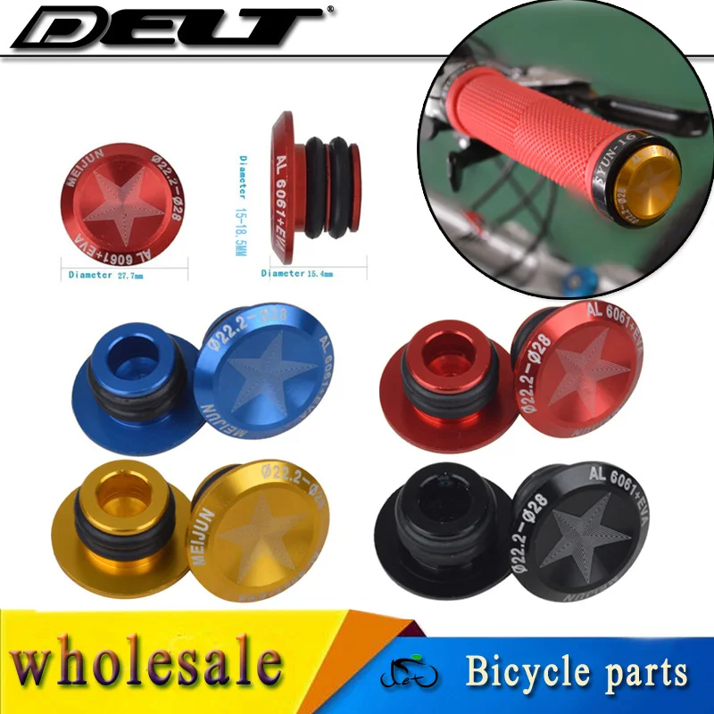 1pair Mountain BMX MTB Folding Road city bike Bicycle grips end caps For Handlebar 15 to 18.5mm Aluminum CNC red gold black blue
1pair Mountain BMX MTB Folding Road city bike Bicycle grips end caps For Handlebar 15 to 18.5mm Aluminum CNC red gold black blue