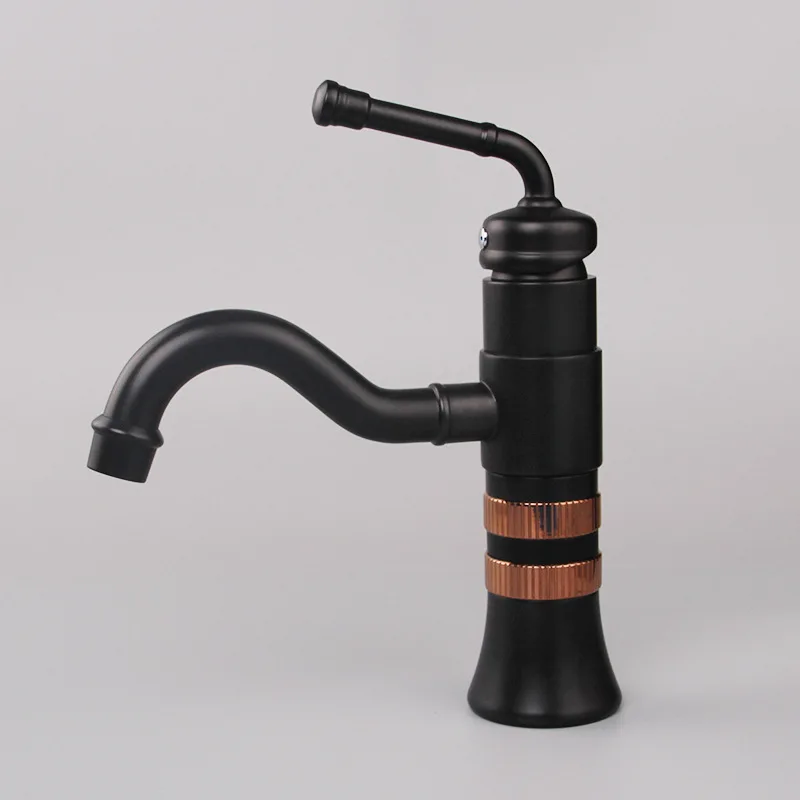 antique European rotary bronze basin faucet all copper black hot and cold top and bottom basin faucets rose gold basin
antique European rotary bronze basin faucet all copper black hot and cold top and bottom basin faucets rose gold basin