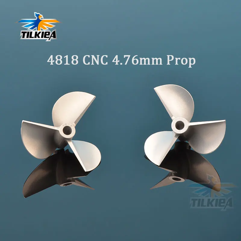 Rc Boat Good Quality Propeller CNC Machined 3 Blades Aluminum Propeller Left/Right For 4.76mm 3/16" Prop Shaft 4818 D48mm
Rc Boat Good Quality Propeller CNC Machined 3 Blades Aluminum Propeller Left/Right For 4.76mm 3/16" Prop Shaft 4818 D48mm