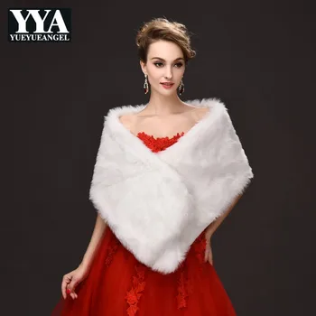 England Style Elegant Lady Winter Banquet Party Fur Wraps Winter Warm White Shawl Bridal Faux Fur Wedding Cape Free Shipping
England Style Elegant Lady Winter Banquet Party Fur Wraps Winter Warm White Shawl Bridal Faux Fur Wedding Cape Free Shipping