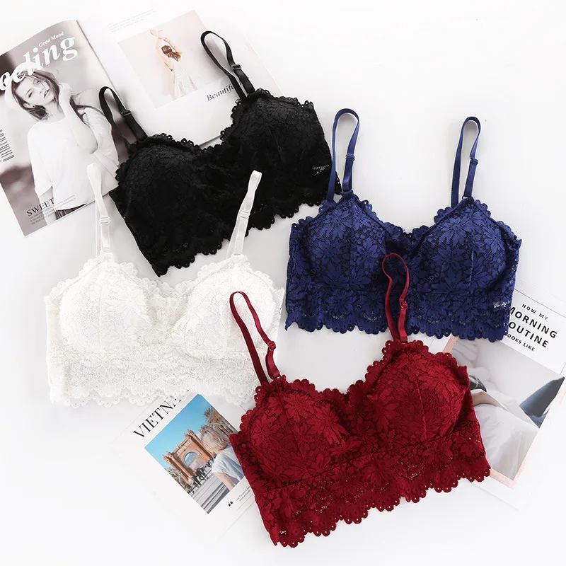 Bras for women ladies lace sexy lingerie bralette female casual active bra gril wire free brassiere women's underwear wholesale
Bras for women ladies lace sexy lingerie bralette female casual active bra gril wire free brassiere women's underwear wholesale