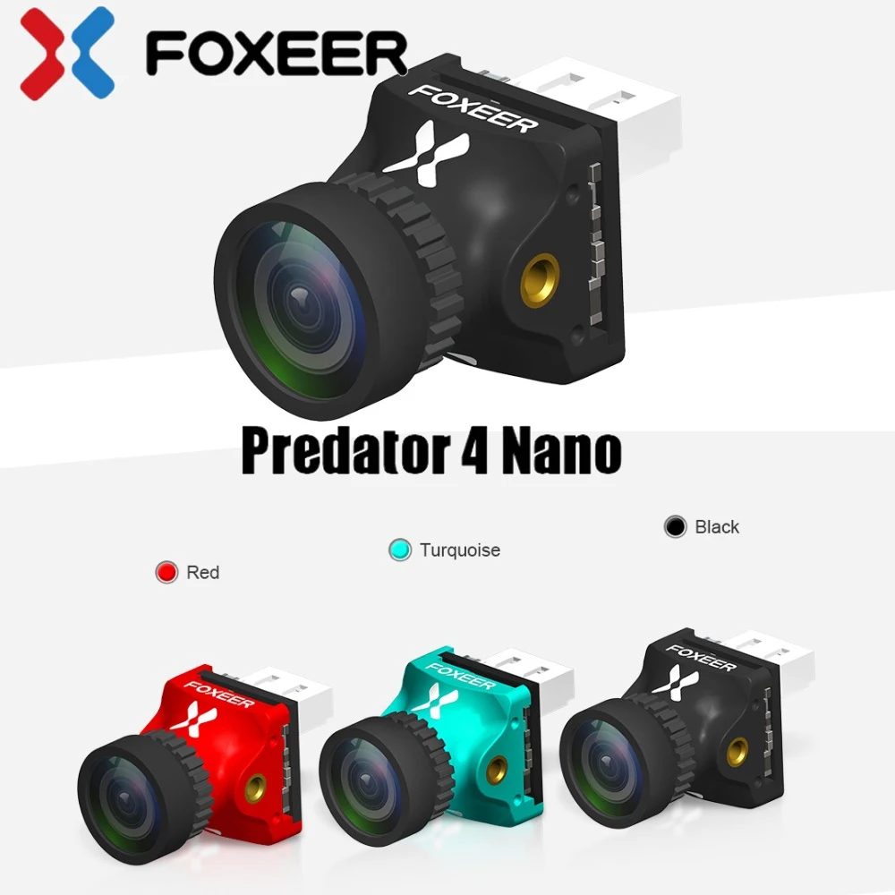 Foxeer Predator 4 Nano Super WDR 4ms Low Latency 1000TVL FPV Racing Camera OSD 4:3/16:9 NTSC/PAL for RC Drone
Foxeer Predator 4 Nano Super WDR 4ms Low Latency 1000TVL FPV Racing Camera OSD 4:3/16:9 NTSC/PAL for RC Drone