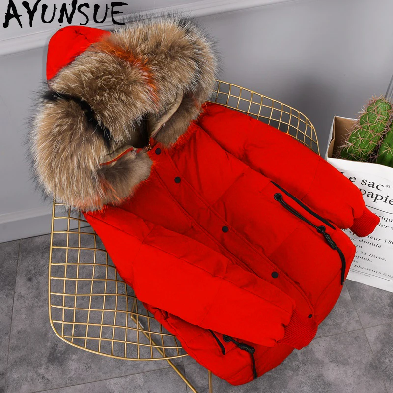 AYUNSUE Women's Duck Down Jacket Women Winter Loose Plus Size 5xl Korean Parkas Fluffy Warm Jacket Coat Chaqueta Mujer KJ453
AYUNSUE Women's Duck Down Jacket Women Winter Loose Plus Size 5xl Korean Parkas Fluffy Warm Jacket Coat Chaqueta Mujer KJ453
