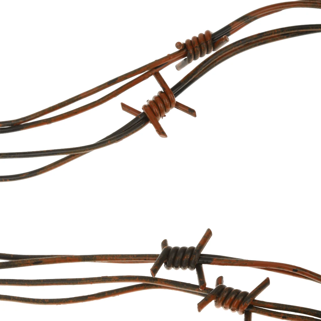 Hens Party Wicked Brown Fake Plastic Barb Wire Halloween Party Decor String Hens Party Wicked Brown Fake Plastic Barb Wire Halloween Party Decor String