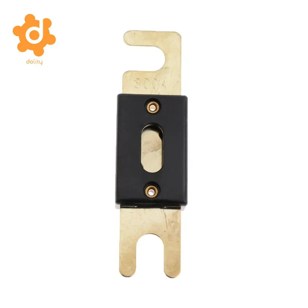 12 Pieces Car Stereo Audio Electrical Flat ANL Blade Fuse 300AMP Gold Plated