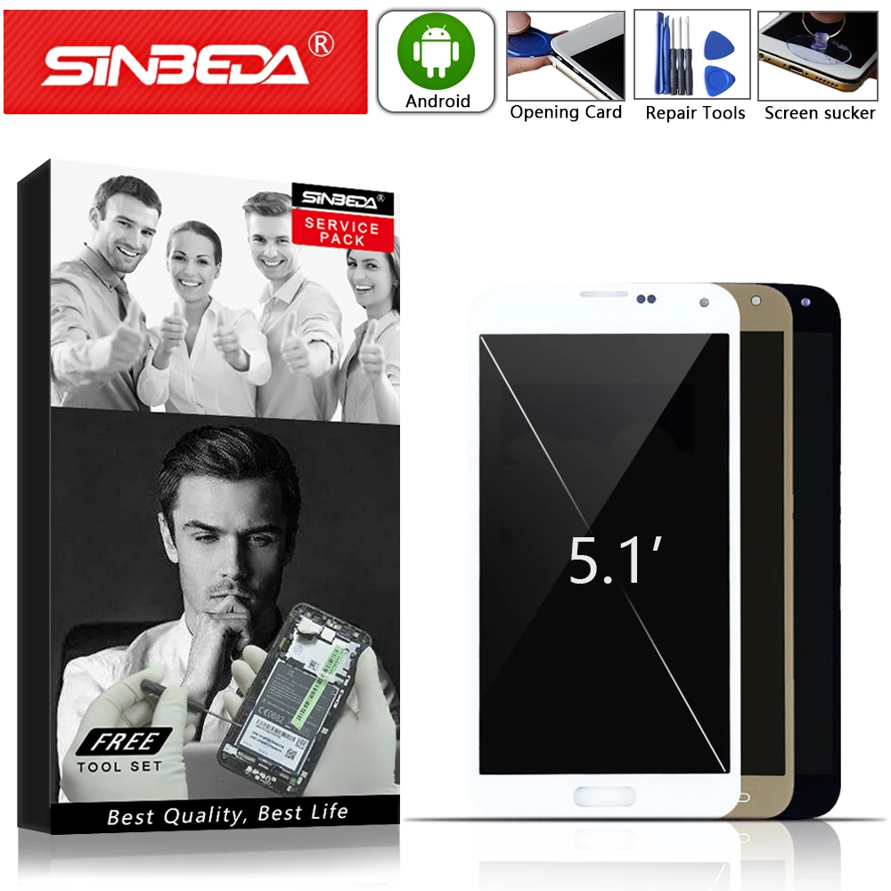 5.1 inch Super AMOLED Screen For SAMSUNG Galaxy S5 NEO SM-G903M G903F LCD Touch Screen Digitizer Replacements Display Assemble #
5.1 inch Super AMOLED Screen For SAMSUNG Galaxy S5 NEO SM-G903M G903F LCD Touch Screen Digitizer Replacements Display Assemble #