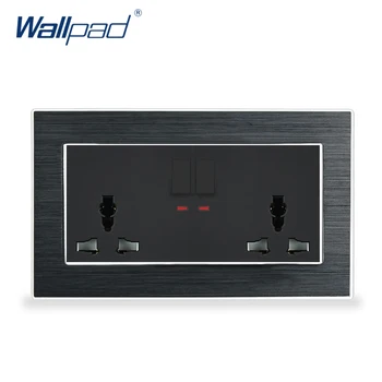 2 Gang 6 Pin Universal Socket With Switches Wallpad Luxury Wall Light Satin Metal Panel 146 Power Outlet
2 Gang 6 Pin Universal Socket With Switches Wallpad Luxury Wall Light Satin Metal Panel 146 Power Outlet