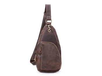 2019 free shipping men 100% handmade genuine leather Vintage male chest pack Cross body bag men original design messegner bag
2019 free shipping men 100% handmade genuine leather Vintage male chest pack Cross body bag men original design messegner bag
