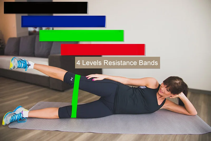 4pcs/set 50cm Elastic Tension Resistance Bands 4 Levels Rubber Loops Bands Yoga Bodybuilding Muscle Fitness Equipment Expander 4pcs/set 50cm Elastic Tension Resistance Bands 4 Levels Rubber Loops Bands Yoga Bodybuilding Muscle Fitness Equipment Expander