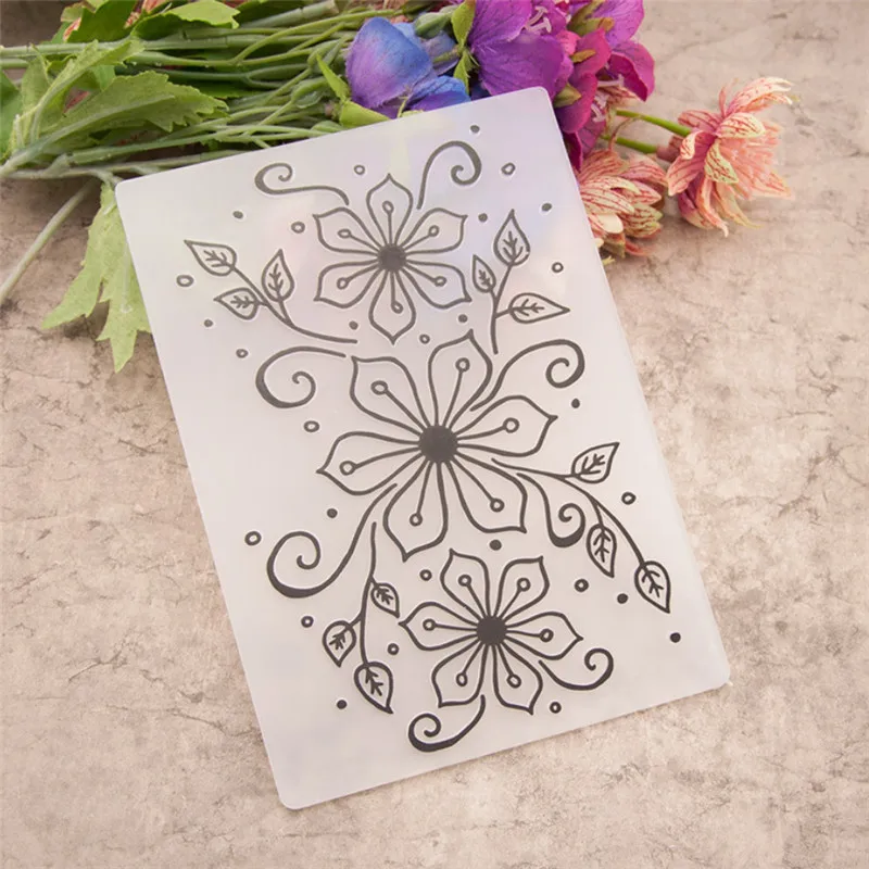 Pattern Embossing Folder for Card Making Floral DIY Plastic Scrapbooking Photo Album Card Paper DIY Craft Decoration Template
Pattern Embossing Folder for Card Making Floral DIY Plastic Scrapbooking Photo Album Card Paper DIY Craft Decoration Template