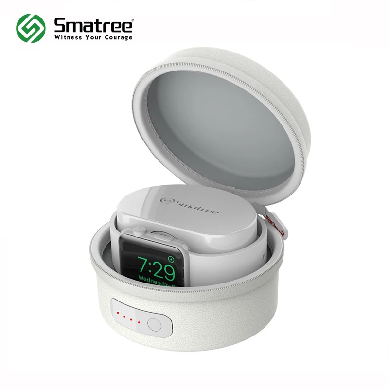 Smatree Charging Bag for Apple Watch Series 4/3/2/1 Storage waterproof storage Carrying Bag White
Smatree Charging Bag for Apple Watch Series 4/3/2/1 Storage waterproof storage Carrying Bag White