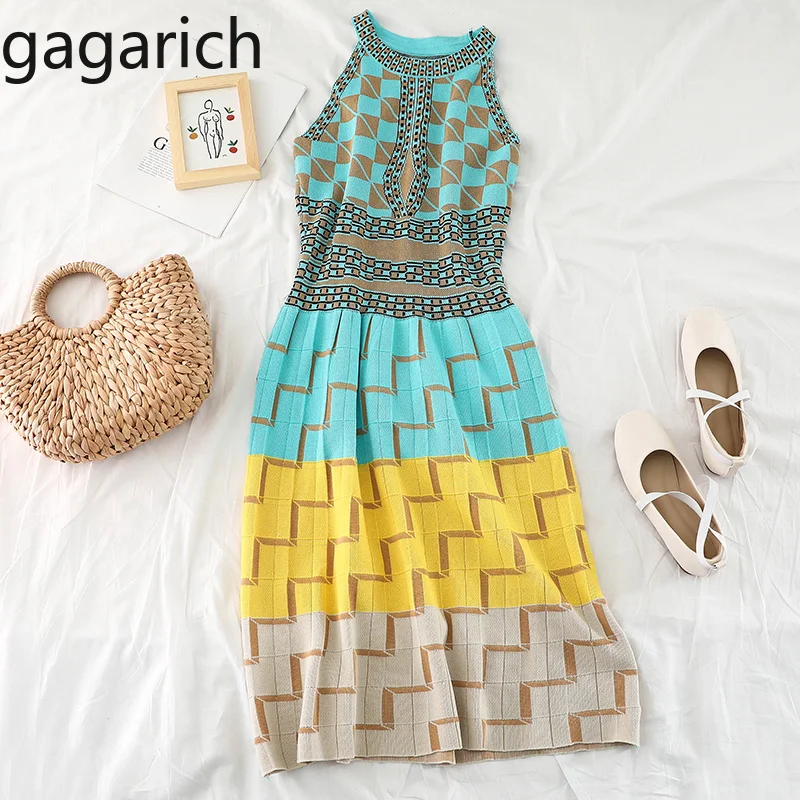 Gagarich 2019 Blue Elegant Stretch Women Midi Dress Sleeveless Color Block Patchwork Knitted Empire Waist Ladies Dresses
Gagarich 2019 Blue Elegant Stretch Women Midi Dress Sleeveless Color Block Patchwork Knitted Empire Waist Ladies Dresses