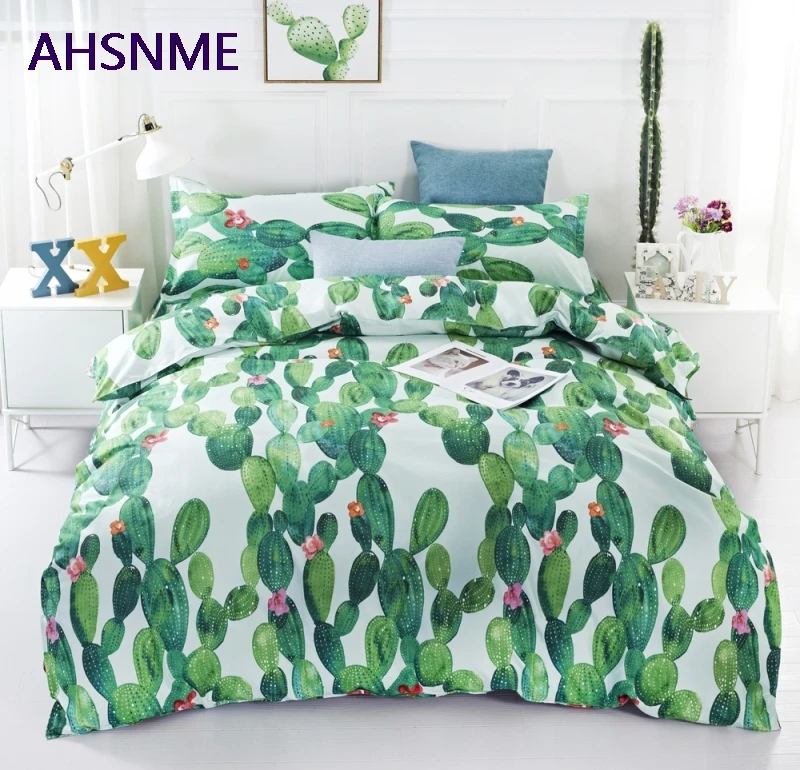 AHSNME Cool Summer Green Cactus Quilt Cover Set Desert Plant Small Flowers Polyester Bedding Set Super King Queen Size Bed Set
AHSNME Cool Summer Green Cactus Quilt Cover Set Desert Plant Small Flowers Polyester Bedding Set Super King Queen Size Bed Set