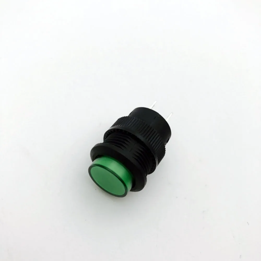 20pcs 250v 3A 2pins R16-503B Green push button switch 16mm round shape non locking
20pcs 250v 3A 2pins R16-503B Green push button switch 16mm round shape non locking