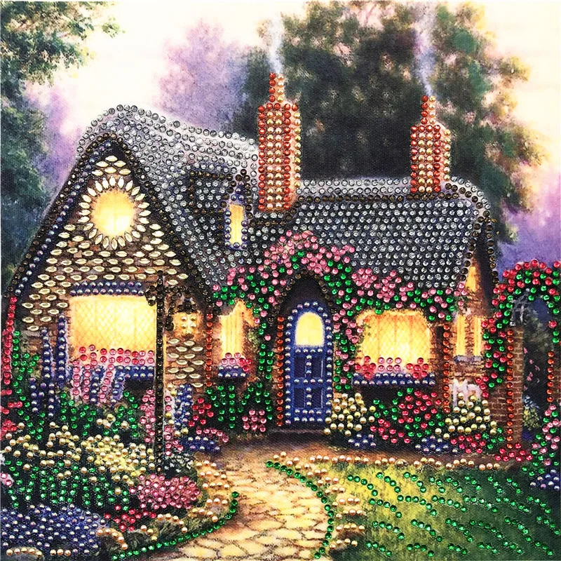 New special shape diamond painting landscape house combination pattern DIY 5D part drill cross stitch kit crystal art
New special shape diamond painting landscape house combination pattern DIY 5D part drill cross stitch kit crystal art