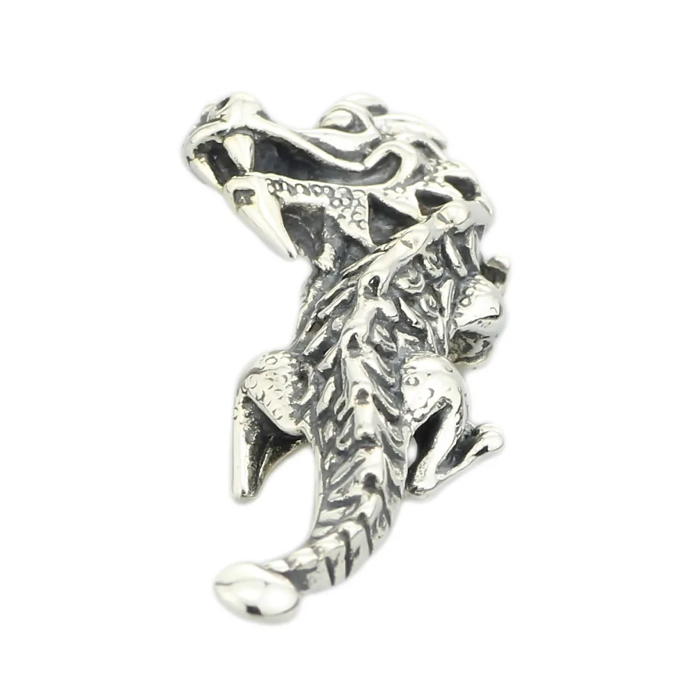 

Beads Hunter 925 Sterling Silver Naughty Dragon Pendant Dangle Charm Fits European Troll 3.0mm Bracelet & Necklace Jewelry