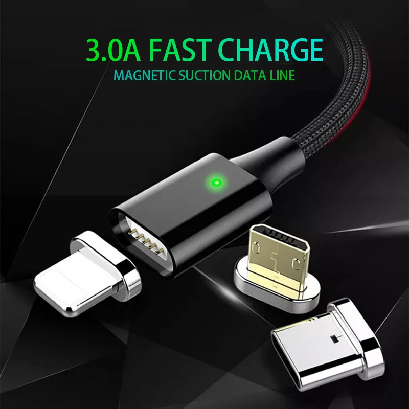 Micro USB Magnetic Cable Magnet Quick Charge 2.4A USB Type C Cables 2m Android Wire Mobile Phone Fast Charging Data Cord charger
Micro USB Magnetic Cable Magnet Quick Charge 2.4A USB Type C Cables 2m Android Wire Mobile Phone Fast Charging Data Cord charger