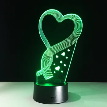 New Led 3d Night Light Remote Control Touch 7 Colorful Table Lamps Valentine Heart Creative Gift Led Desk Lamp
New Led 3d Night Light Remote Control Touch 7 Colorful Table Lamps Valentine Heart Creative Gift Led Desk Lamp
