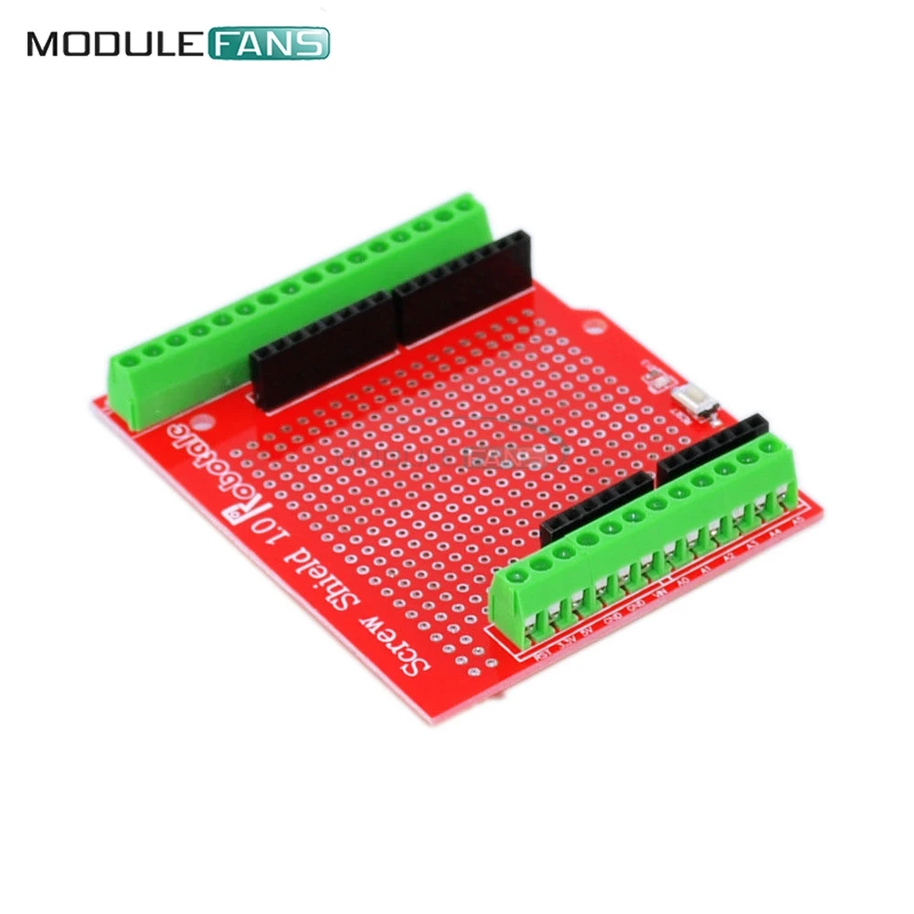Proto Screw Shield Assembled Prototype Terminal Expansion Board Module For Arduino IO I/O UNO R3 MEGA2560 Double Side SMT Solder
Proto Screw Shield Assembled Prototype Terminal Expansion Board Module For Arduino IO I/O UNO R3 MEGA2560 Double Side SMT Solder