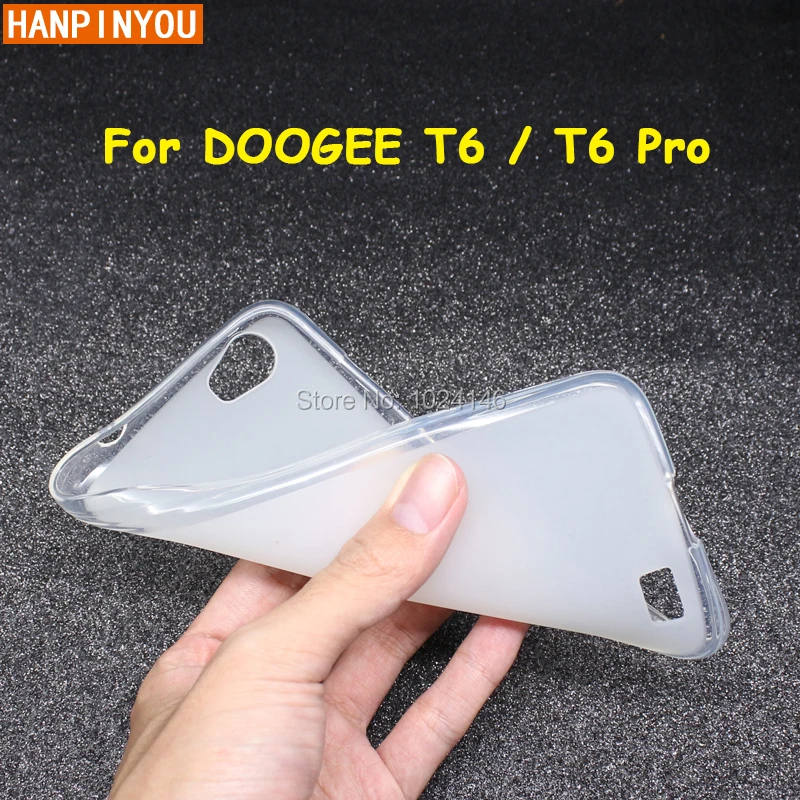 For DOOGEE T6 / Pro T6Pro 5.5" Soft TPU Case Gel Comfortable Matte Protective Phone Silicone Cover Shell |