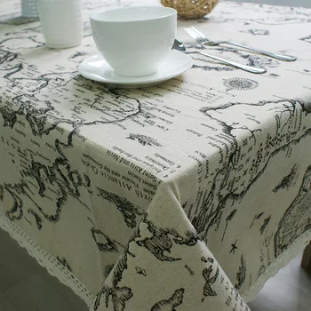 Cotton Linen Table Deco Print World Map Customed Tablecloth Cover Table Deco Cloth 1215-7g
Cotton Linen Table Deco Print World Map Customed Tablecloth Cover Table Deco Cloth 1215-7g