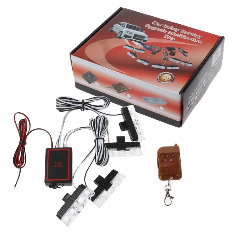 Car-Styling 12V 12W Strobe Warning Lights With Remote Control Super Bright Emergency Flashing Light 4 Panels
Car-Styling 12V 12W Strobe Warning Lights With Remote Control Super Bright Emergency Flashing Light 4 Panels