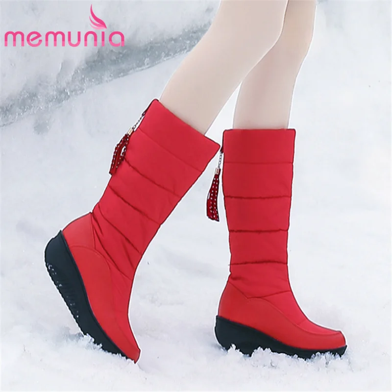 MEMUNIA SIZE 35-44 2020 new arrival snow boots women thick fur warm winter boots solid colors wedges platform boots female shoes
MEMUNIA SIZE 35-44 2020 new arrival snow boots women thick fur warm winter boots solid colors wedges platform boots female shoes