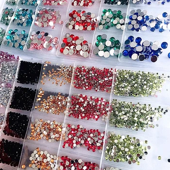 6 Sizes 1.5-5mm Glitter Flat Back Non Hotfix Round Acrylic Diamond Nail Art Rhinestones Gems Decorations Manicure DIY Tips
6 Sizes 1.5-5mm Glitter Flat Back Non Hotfix Round Acrylic Diamond Nail Art Rhinestones Gems Decorations Manicure DIY Tips