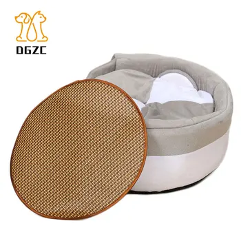 Warm Breathable Dog House Soft Plush Kennels Cat Sleeping Nest Cat Bed with Removable Cushion Inside Pet Bed Kennel Mat
Warm Breathable Dog House Soft Plush Kennels Cat Sleeping Nest Cat Bed with Removable Cushion Inside Pet Bed Kennel Mat