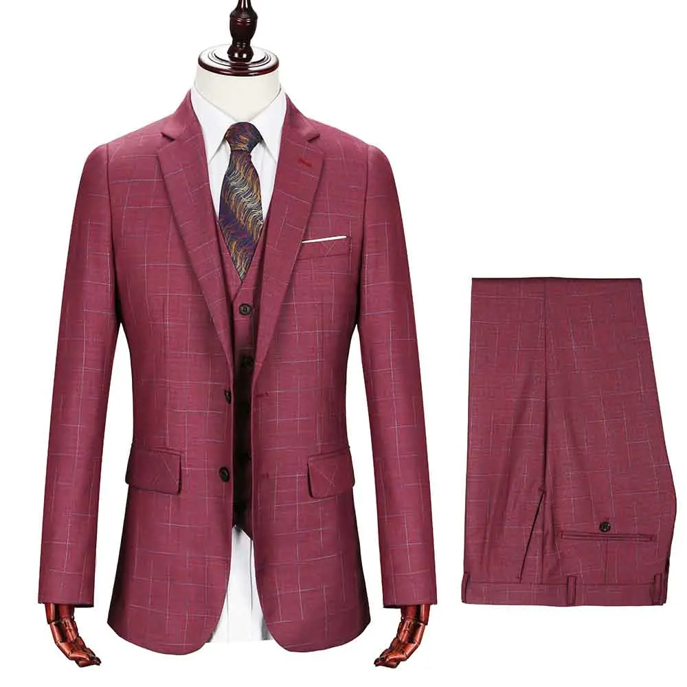 New Popular Men suits brand Groomsmen men suit Shawl rose red Groom Tuxedos Ivory Mens Suits Wedding Masculino Vestidos
New Popular Men suits brand Groomsmen men suit Shawl rose red Groom Tuxedos Ivory Mens Suits Wedding Masculino Vestidos