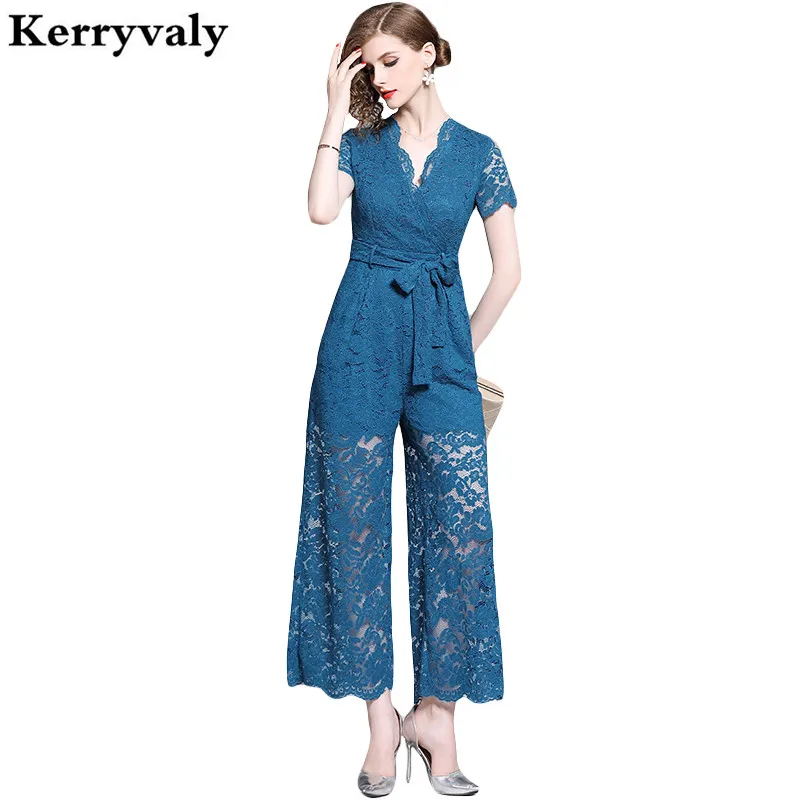 Summer High-waist Leisure Lace Bodysuit Monos Mujer Largos 2019 Overalls for Women Broad-legged Jumpsuit K6548
Summer High-waist Leisure Lace Bodysuit Monos Mujer Largos 2019 Overalls for Women Broad-legged Jumpsuit K6548