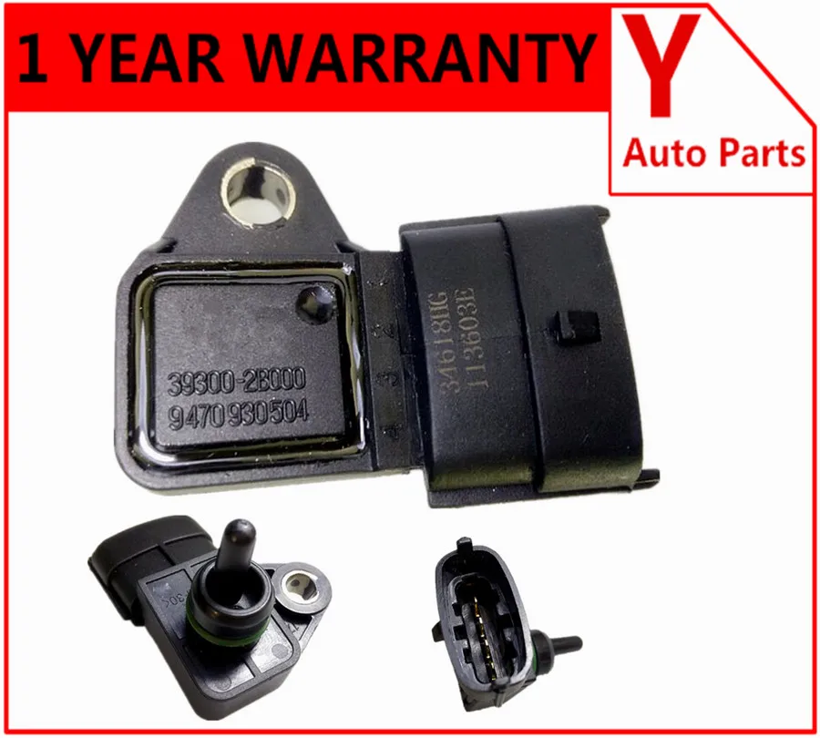 Manifold Absolute Map Sensor Intake Air Boost Pressure Drucksensor Sender for Hyundai Kia 1.0-5.0 G4FG 39300-03000 39300-2B000
Manifold Absolute Map Sensor Intake Air Boost Pressure Drucksensor Sender for Hyundai Kia 1.0-5.0 G4FG 39300-03000 39300-2B000