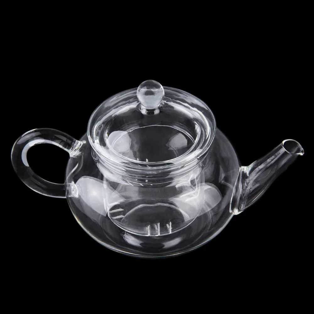 

Heat Resistan Glass Teapot With Infuser Coffee Tea Leaf Herbal Pot 250ml transparent teapot Worldwide Store