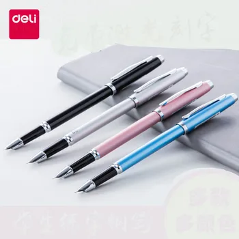 Deli Fine Fountain Pen Dual Use Pupils Student Adult Calligraphy Writing Practice Ink Pen School Office Stationery Supplies
Deli Fine Fountain Pen Dual Use Pupils Student Adult Calligraphy Writing Practice Ink Pen School Office Stationery Supplies