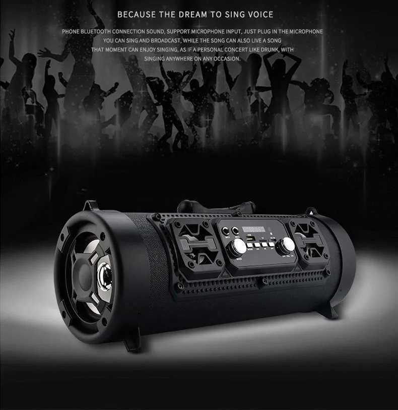 AUX Bluetooth Speaker Portable Wireless Super Bass Dual Speakers Soundbar With Mic TF FM Radio USB Sound Box Column
AUX Bluetooth Speaker Portable Wireless Super Bass Dual Speakers Soundbar With Mic TF FM Radio USB Sound Box Column