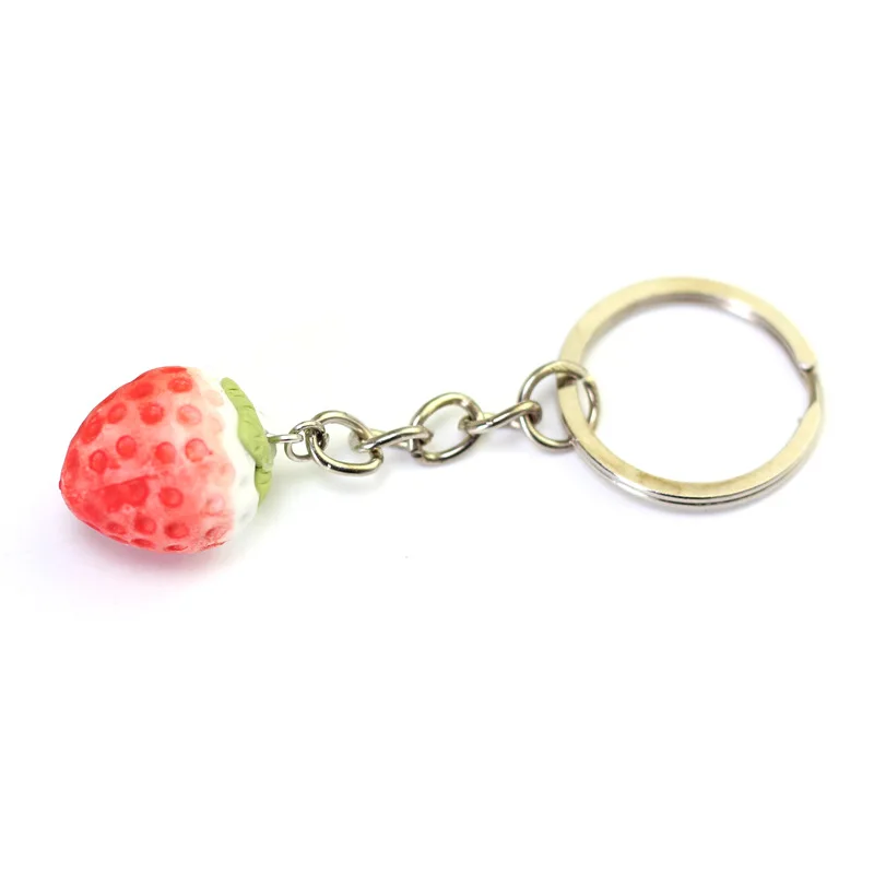 Cartoon Ceramic Strawberry Natural Stone Keychain Cute Fresh Creative Ceramic Bag Pendant Decoration Women Jewelry Car Key Ring
Cartoon Ceramic Strawberry Natural Stone Keychain Cute Fresh Creative Ceramic Bag Pendant Decoration Women Jewelry Car Key Ring