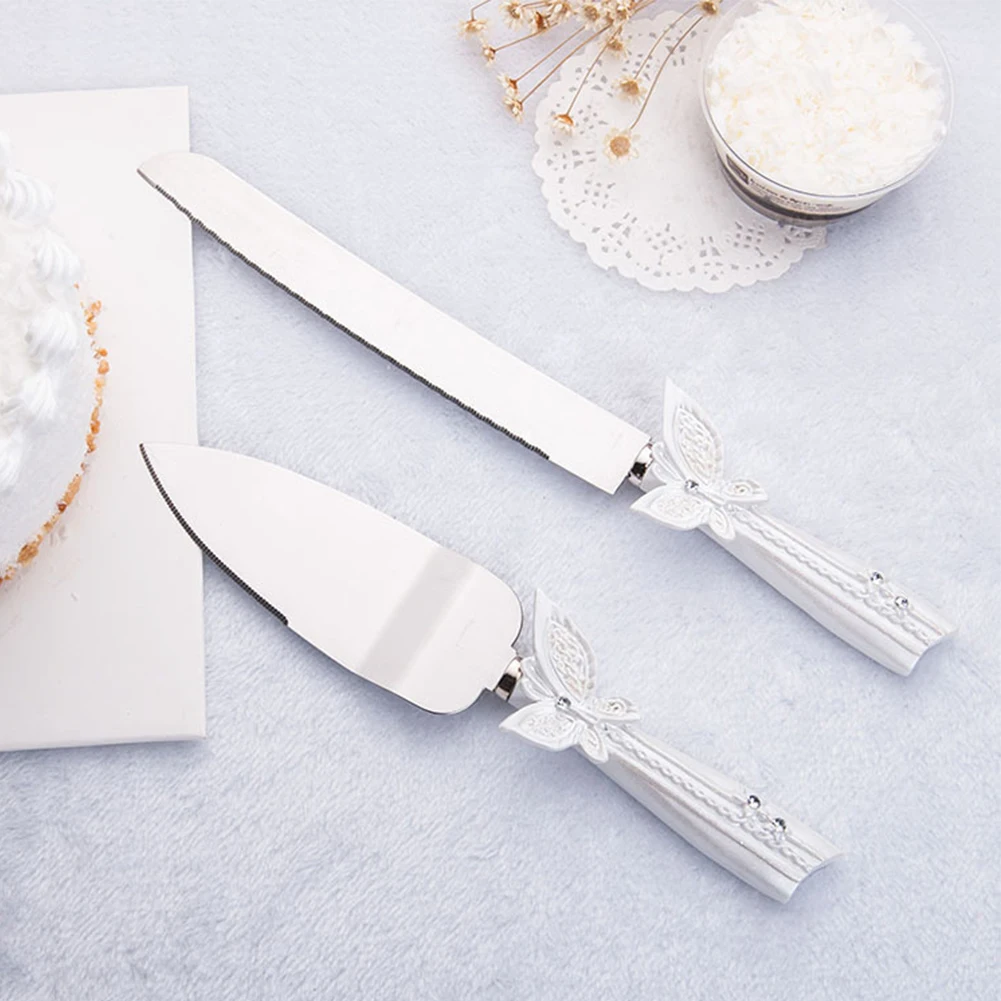 Birthday Tools Cake Shovel Set Party Eco Friendly Server Decoration Butterfly Design Stainless Steel Wedding Knife Cutlery
Birthday Tools Cake Shovel Set Party Eco Friendly Server Decoration Butterfly Design Stainless Steel Wedding Knife Cutlery
