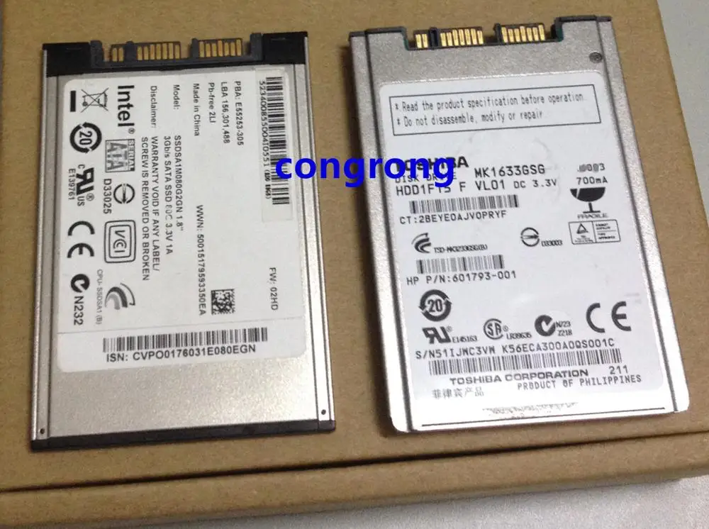 250GB 1.8" Micro SATA MK2529GSG FOR 2740p 2730p 2530p 2540p x300 x301 T400S T410S REPLACE MK2533GSG MK1633GSG
250GB 1.8" Micro SATA MK2529GSG FOR 2740p 2730p 2530p 2540p x300 x301 T400S T410S REPLACE MK2533GSG MK1633GSG