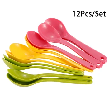 12 Pcs/lot Baby Toddler Feeding Spoon Plastic Baby Spoon Safety Tableware Learning Training Eating Spoon Set Food
12 Pcs/lot Baby Toddler Feeding Spoon Plastic Baby Spoon Safety Tableware Learning Training Eating Spoon Set Food