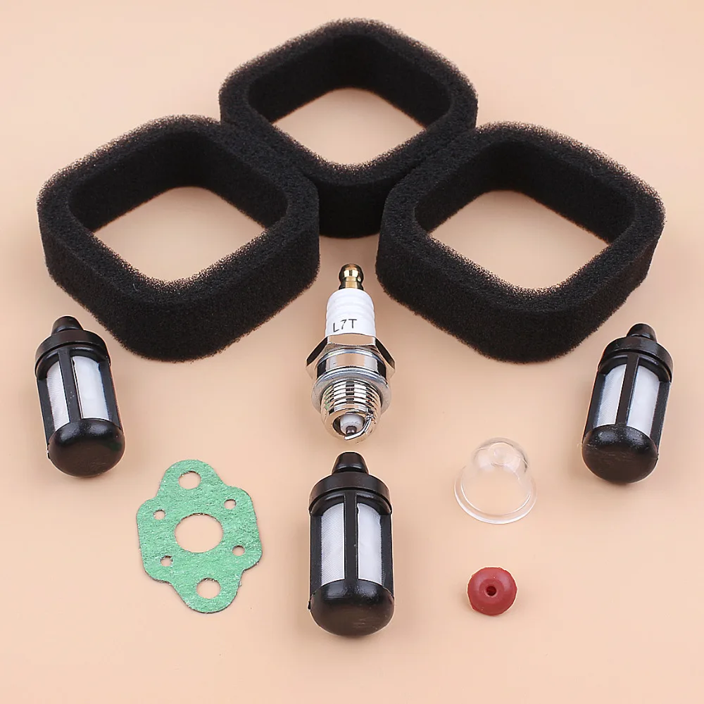 Air Filter Fuel Filters Spark Plug Repair Kit fit KAWASAKI TH23D TH26D TH23 TH26 TJ27 Trimmer Brushcutter Spare Parts
Air Filter Fuel Filters Spark Plug Repair Kit fit KAWASAKI TH23D TH26D TH23 TH26 TJ27 Trimmer Brushcutter Spare Parts