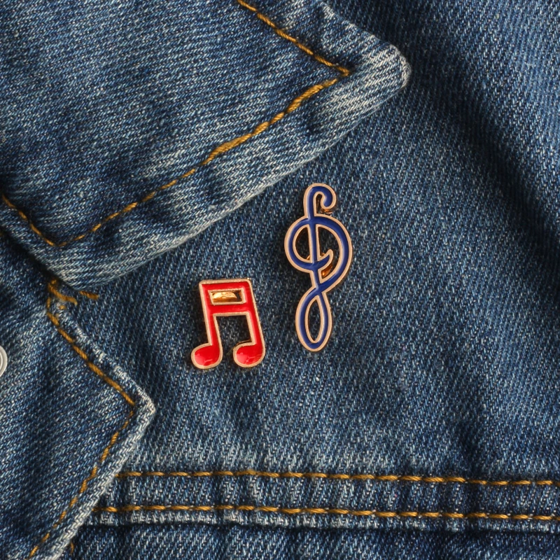 2Pcs/set Fashion Music Musical Note Brooch Pin Badge for Musician Kids Women Pins Button Pin Denim Jacket Clothing Jewelry Gifts
2Pcs/set Fashion Music Musical Note Brooch Pin Badge for Musician Kids Women Pins Button Pin Denim Jacket Clothing Jewelry Gifts