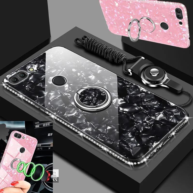 For Huawei P Smart Case shell Tempered Glass Silicone diamond car magnet ring holder rope Cover Back Enjoy 7s Shockproof Housing
For Huawei P Smart Case shell Tempered Glass Silicone diamond car magnet ring holder rope Cover Back Enjoy 7s Shockproof Housing